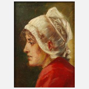 A. Zimmermann, Junge Bäuerin