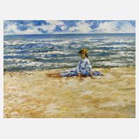 Mädchen am Strand von Hiddensee111