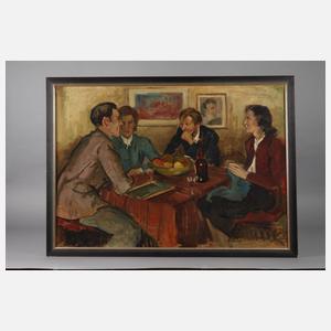 Gesellige Tischrunde