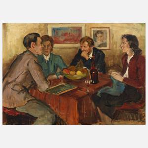 Gesellige Tischrunde