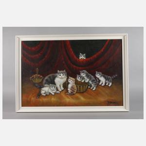 Possierliches Katzenbildnis