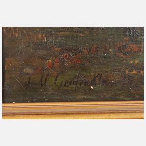 Nachtstück mit Rehen