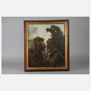 Sommerlandschaft mit gotischer Kirchenruine