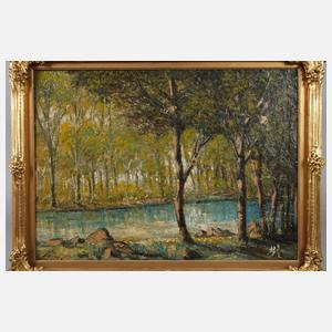 Sommerliche Flusslandschaft