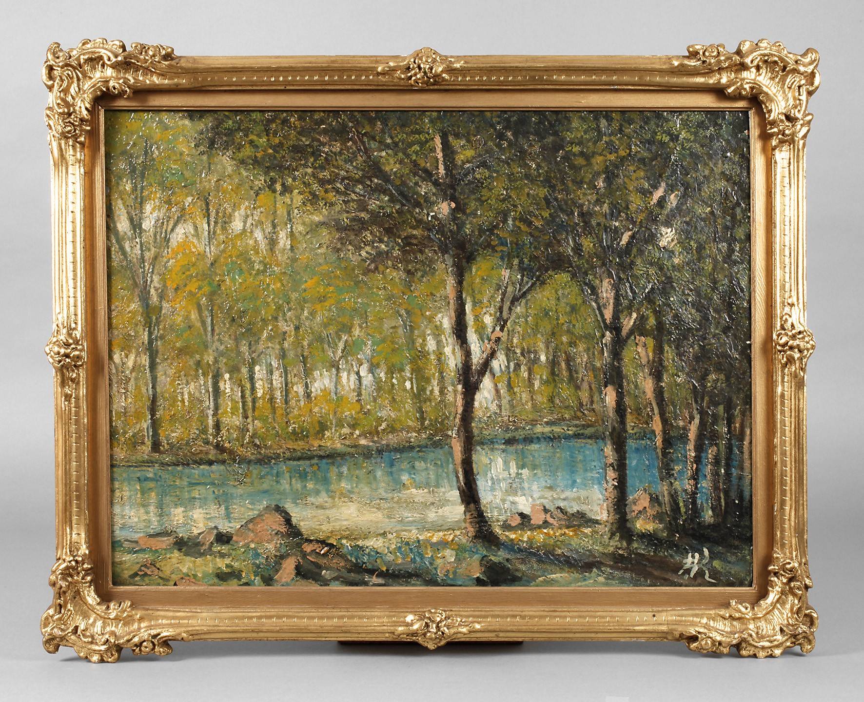 Sommerliche Flusslandschaft