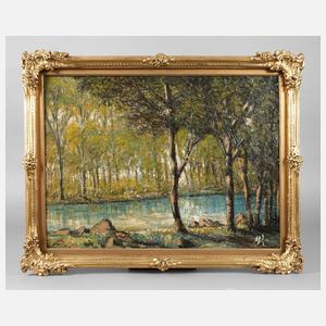 Sommerliche Flusslandschaft