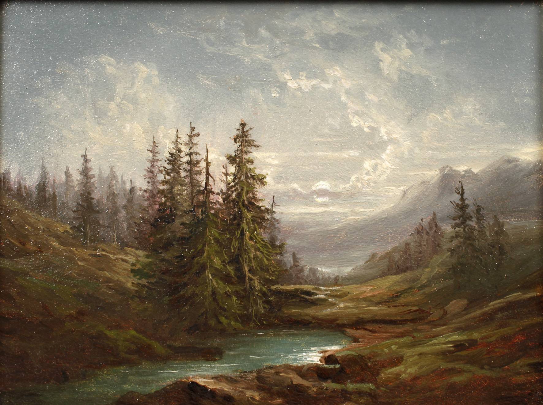 Abendstimmung im Gebirge