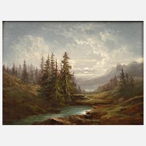 Abendstimmung im Gebirge