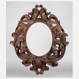 Ovaler Historismusrahmen um 1880