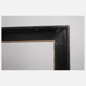 Zwei schwarze Lackleisten um 1930