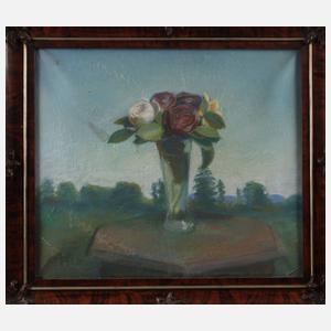 Teilvergoldeter Stuckrahmen