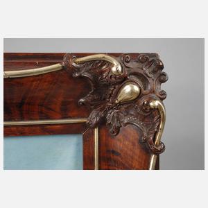 Teilvergoldeter Stuckrahmen