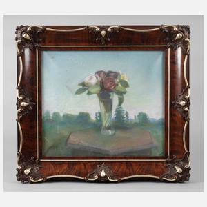 Teilvergoldeter Stuckrahmen