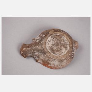 Römische Bildlampe, Odysseus und Polyphem