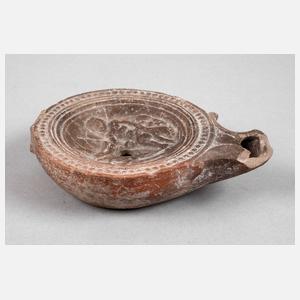 Römische Bildlampe, Odysseus und Polyphem