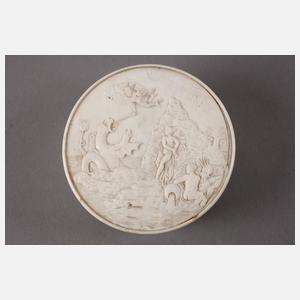 Barocke Elfenbeindose