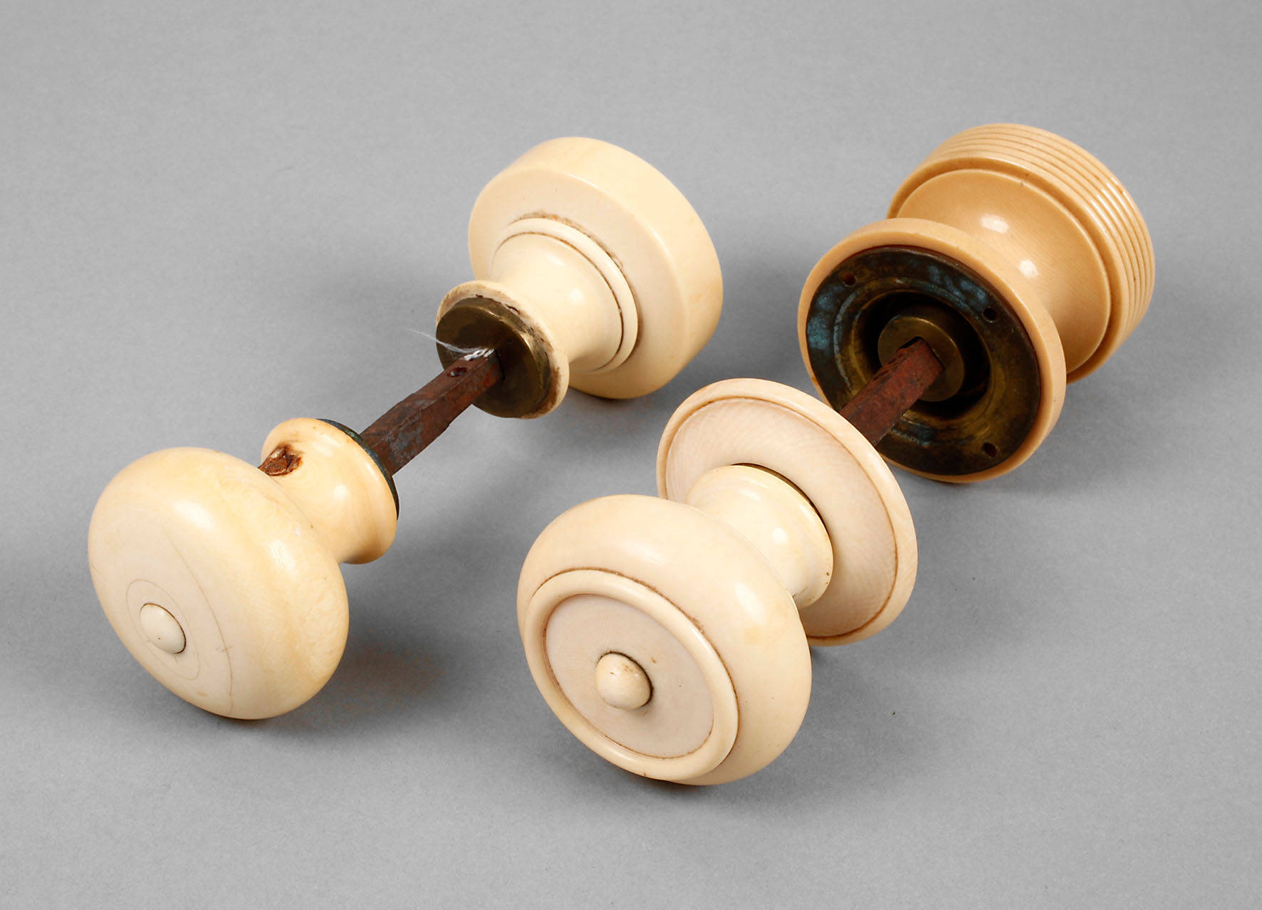 Paar Türknäufe Biedermeier