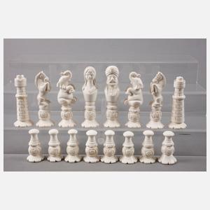 Schachspiel Meerschaum