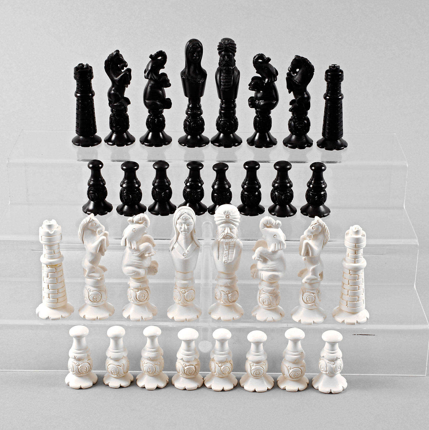 Schachspiel Meerschaum