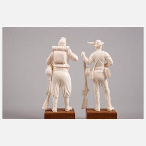 Fünf Elfenbeinschnitzereien