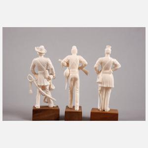 Fünf Elfenbeinschnitzereien