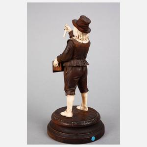 Paar figürliche Elfenbeinschnitzereien