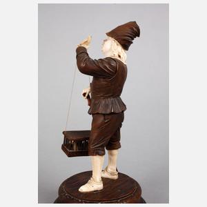 Paar figürliche Elfenbeinschnitzereien