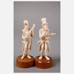 Figürliche Elfenbeinschnitzereien