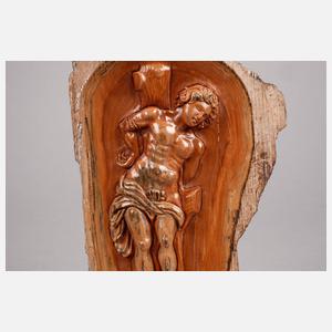 Geschnitztes Heiligenbild