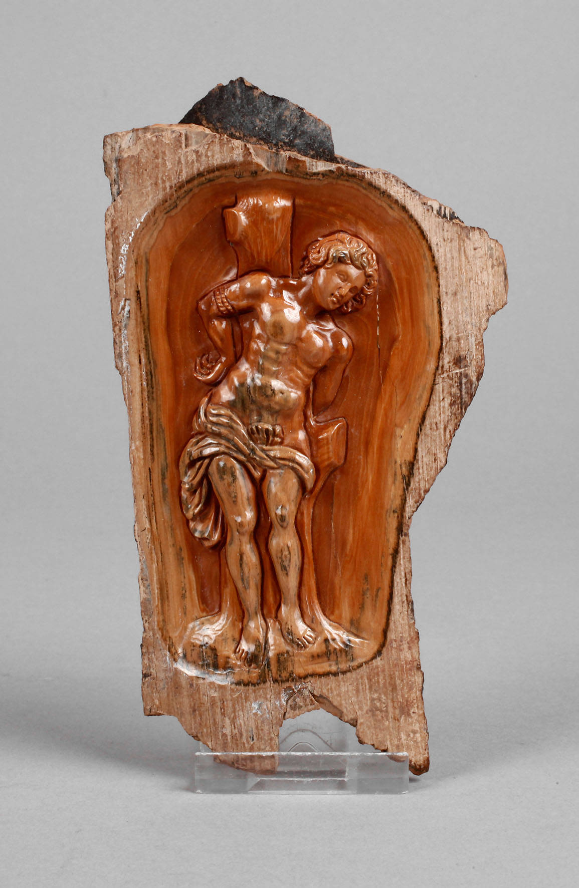 Geschnitztes Heiligenbild