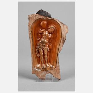 Geschnitztes Heiligenbild