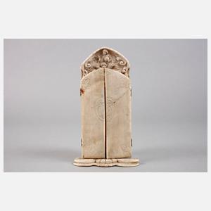 Barockes Elfenbein-Triptychon
