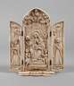 Barockes Elfenbein-Triptychon