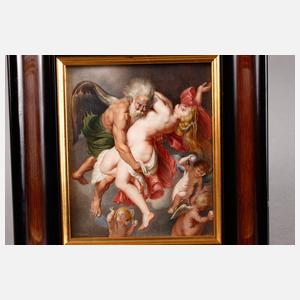 J. Kozany, Altmeisterkopie auf Elfenbein