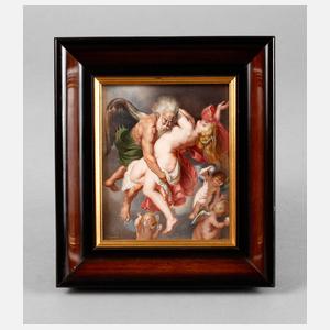 J. Kozany, Altmeisterkopie auf Elfenbein