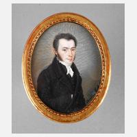 Elfenbeinminiatur Biedermeier111