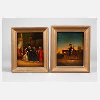 Zwei Miniaturen auf Blech111