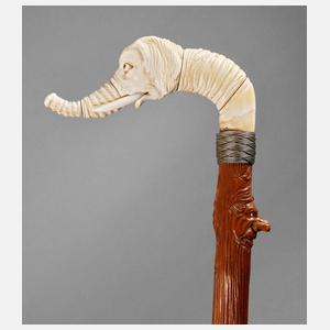 Spazierstock Elfenbein