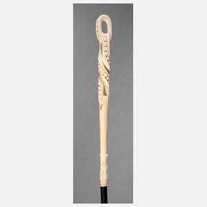 Flanierstock Elfenbein