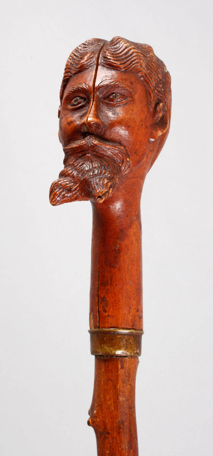 Geschnitzter Spazierstock