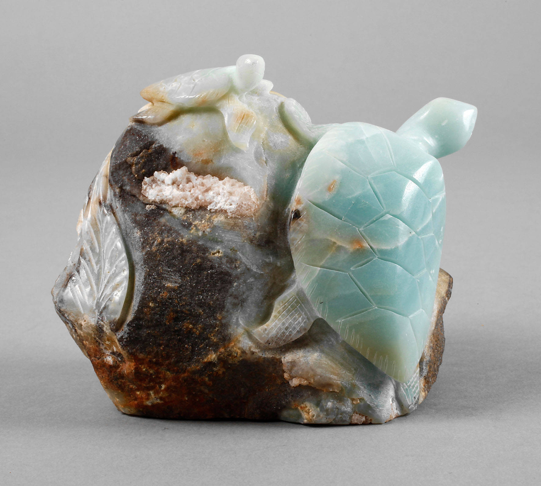 Schnitzerei Amazonit