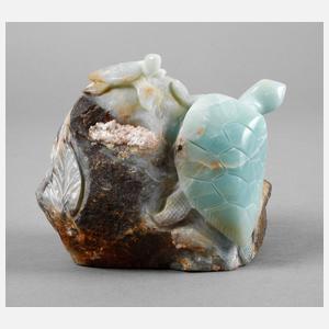 Schnitzerei Amazonit