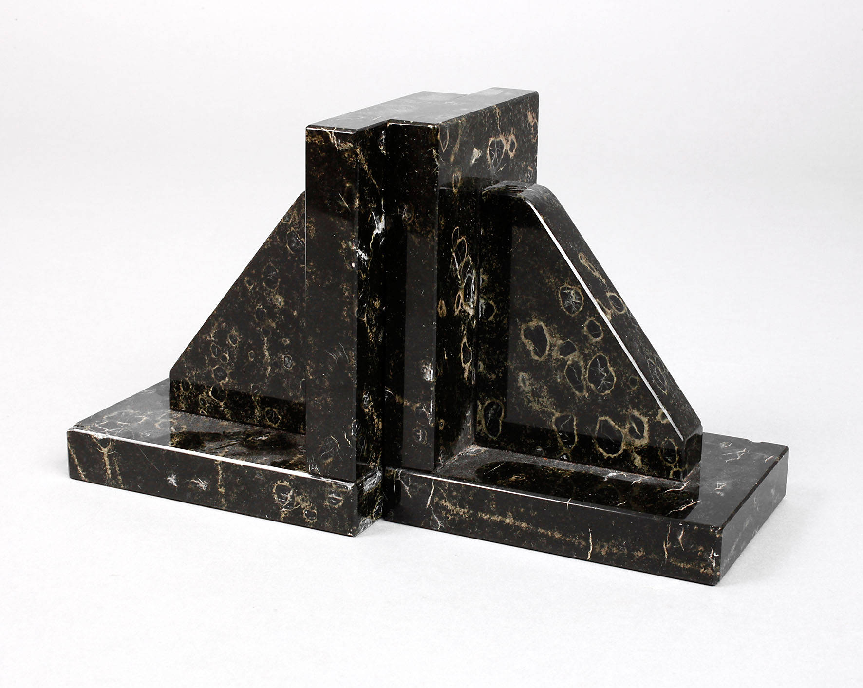 Buchstützen Serpentin