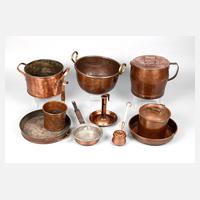Konvolut Kupfergefäße111