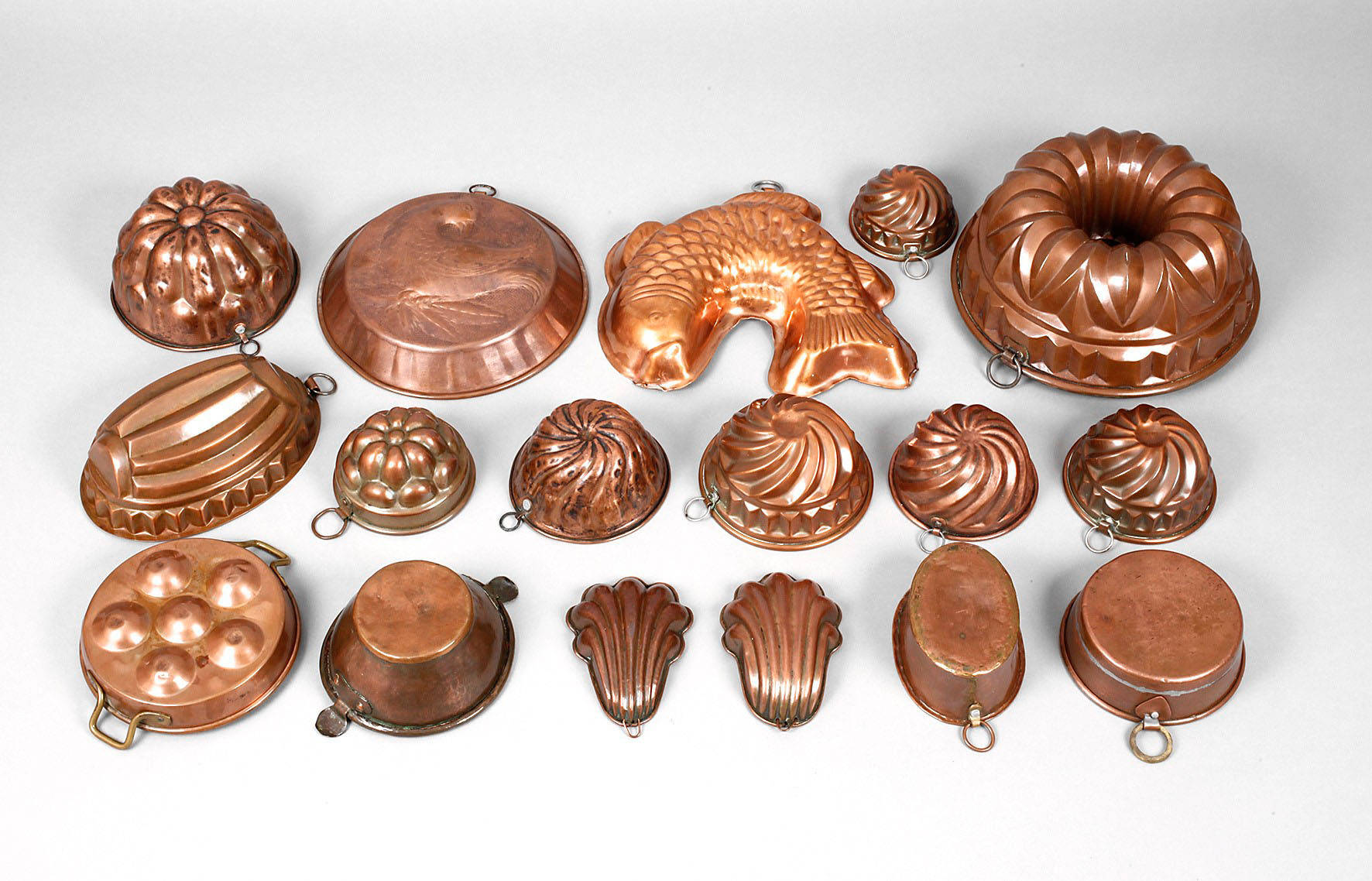 Konvolut Kupferformen