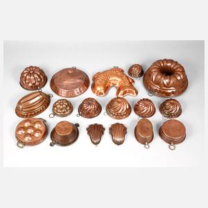 Konvolut Kupferformen