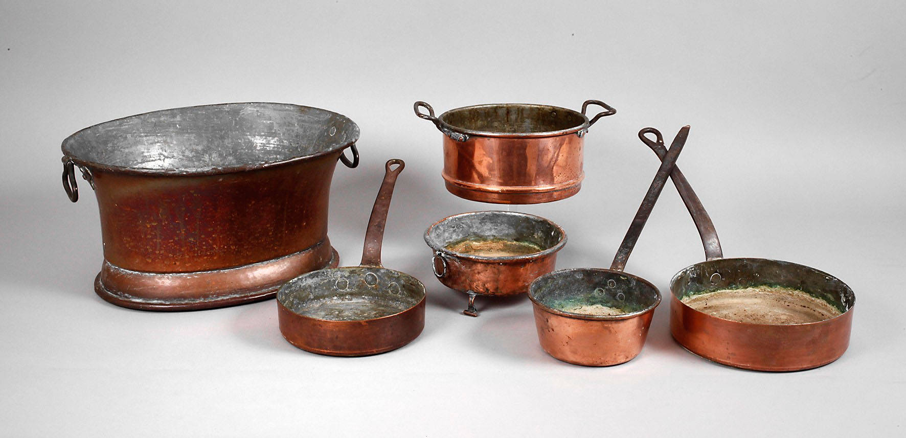 Konvolut Kupfergefäße