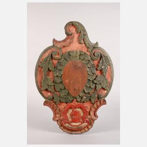 Paar barocke Wandplatten