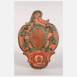 Paar barocke Wandplatten