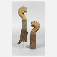 Zwei Schlittenköpfe111